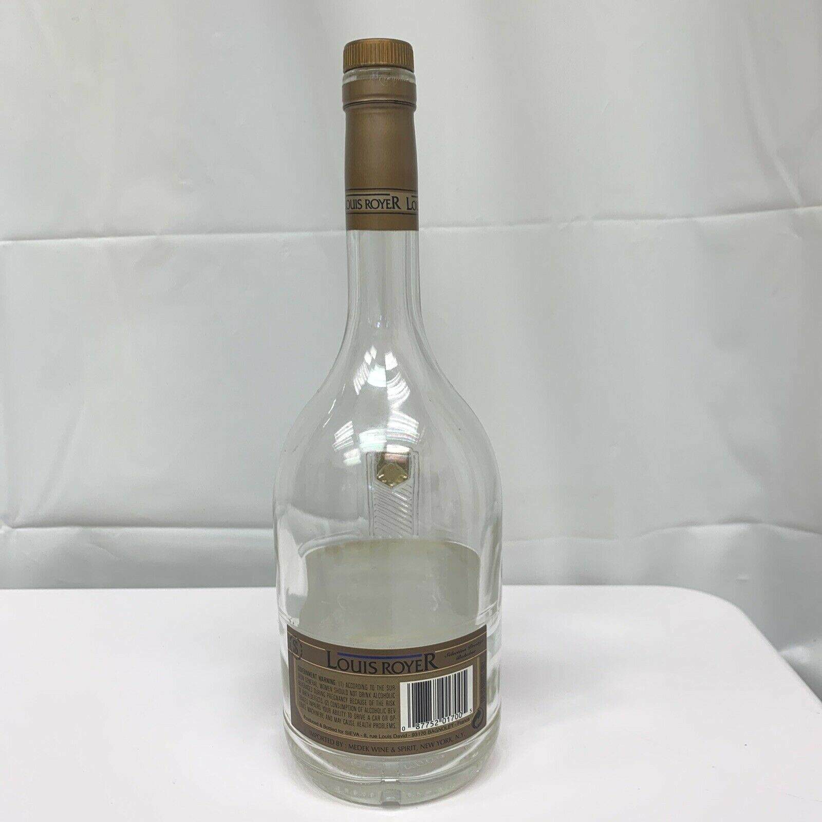 Louis Royer V.S.O.P Cognac Empty Bottle for Bar Display 750ml