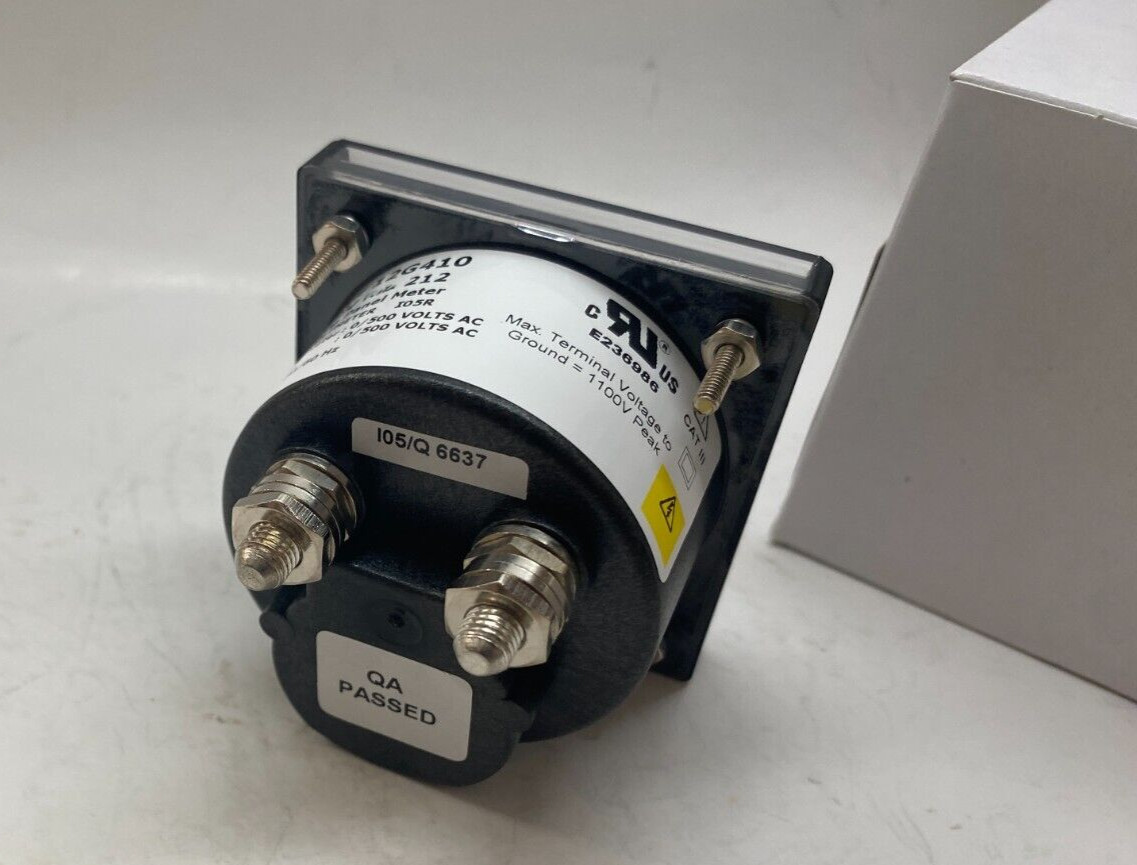2-1/2" Analog AC Voltage Panel Meter (0 to 500 VAC) - AC Volt Gauge Panel Meter