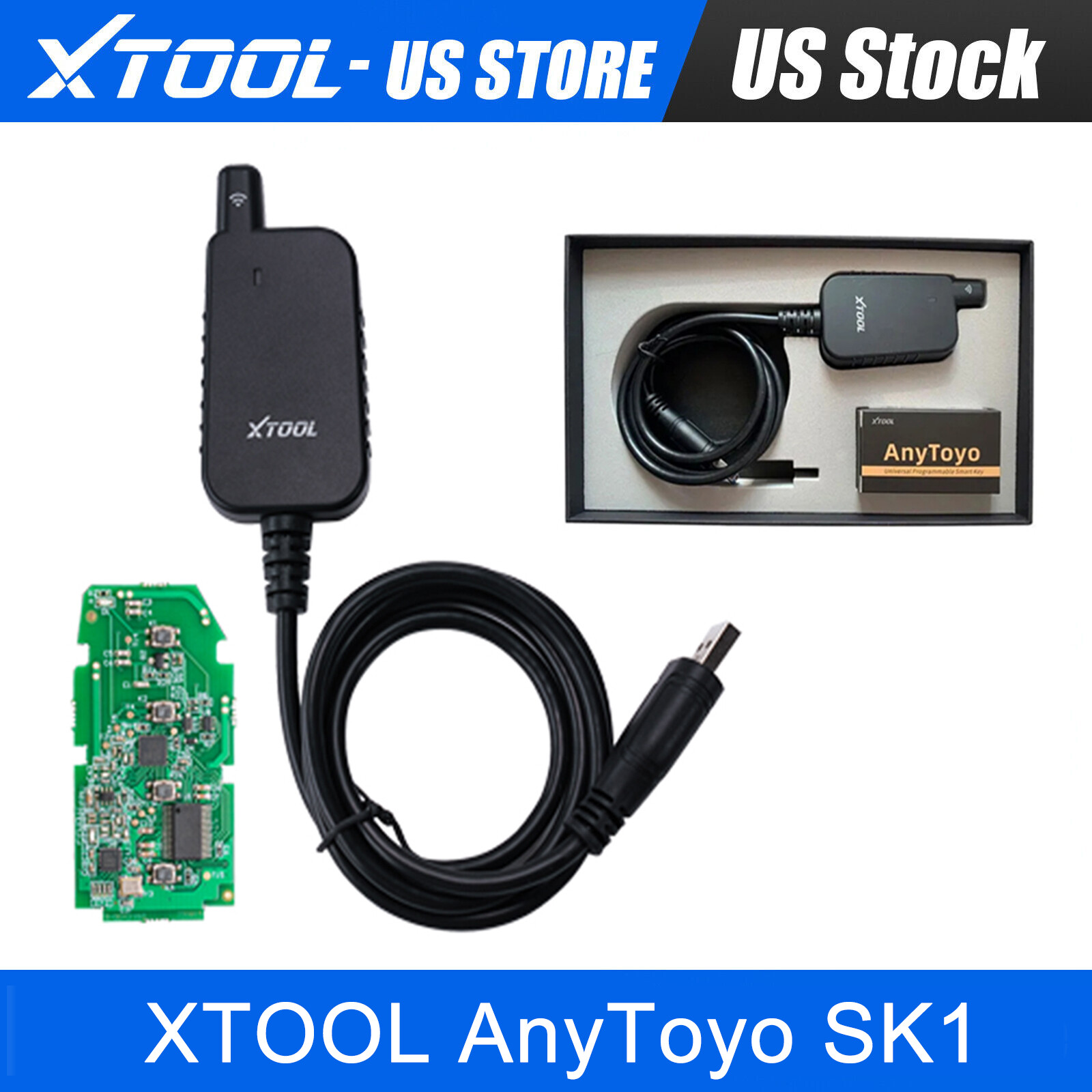 USED XTOOL AnyToyo SK1 For Toyota / Lexus 8A/4A Smart K/y Programming All L0st