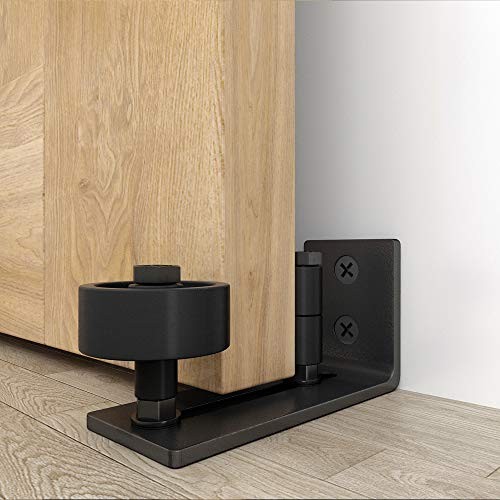 Sliding Barn Door Floor Guide Wall Mounted Hardware for Flush Bottom 1