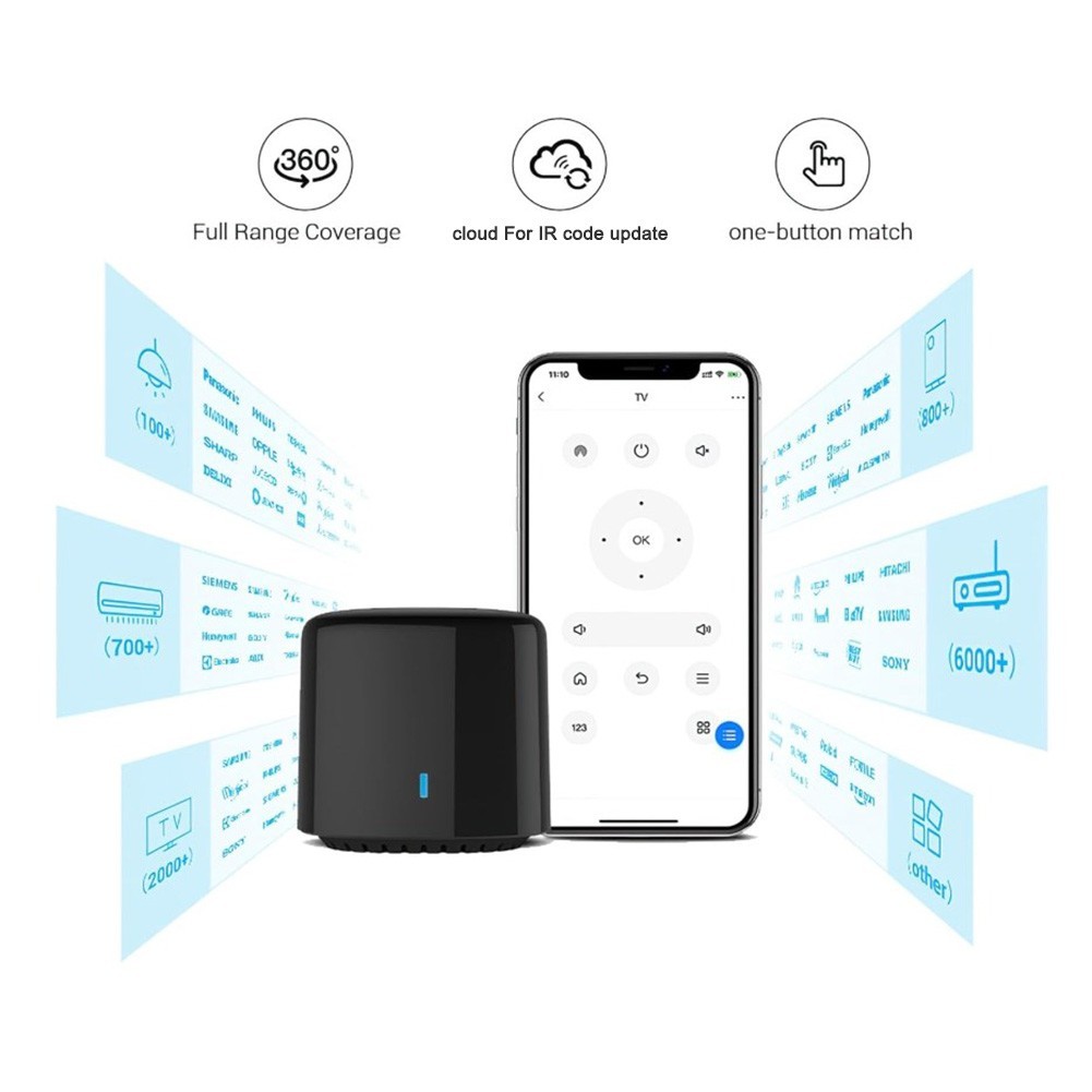 Mini Smart For Home Remote Control For Wifi For IR Blaster for Alexa Compatible
