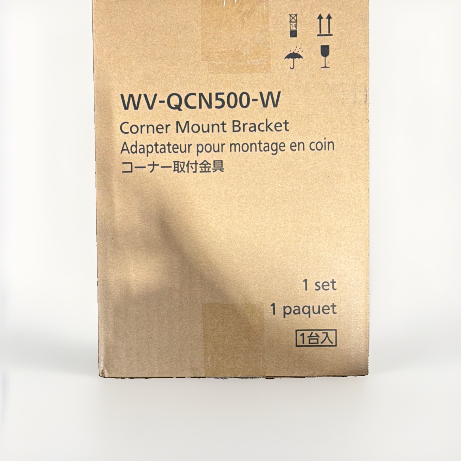 i-PRO WV-QCN500-W Corner Mount Bracket Brown Compatible w/ i-PRO Bracket