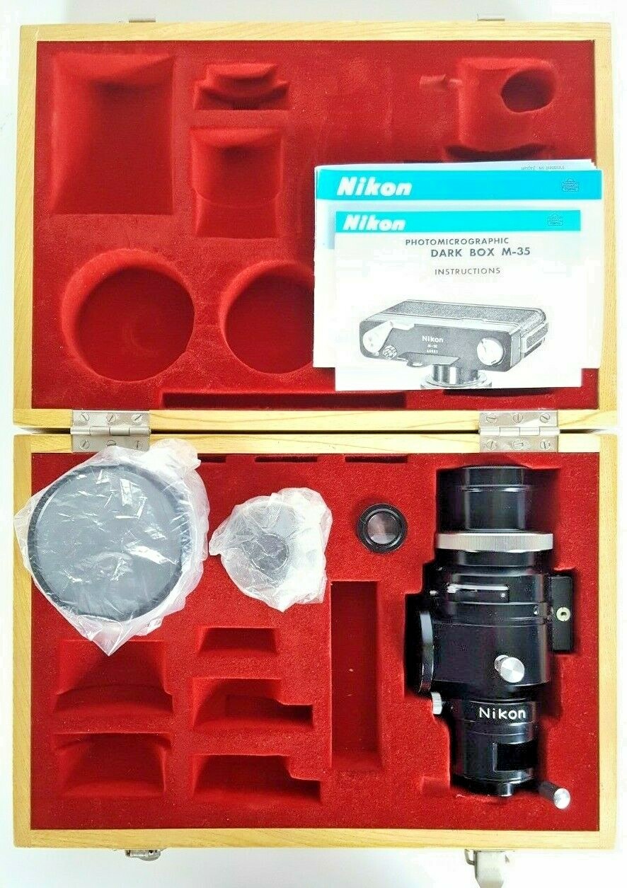 Nikon Microflex Prism Reflex Photomicrographic Attachment By Kogaku & Wood Case