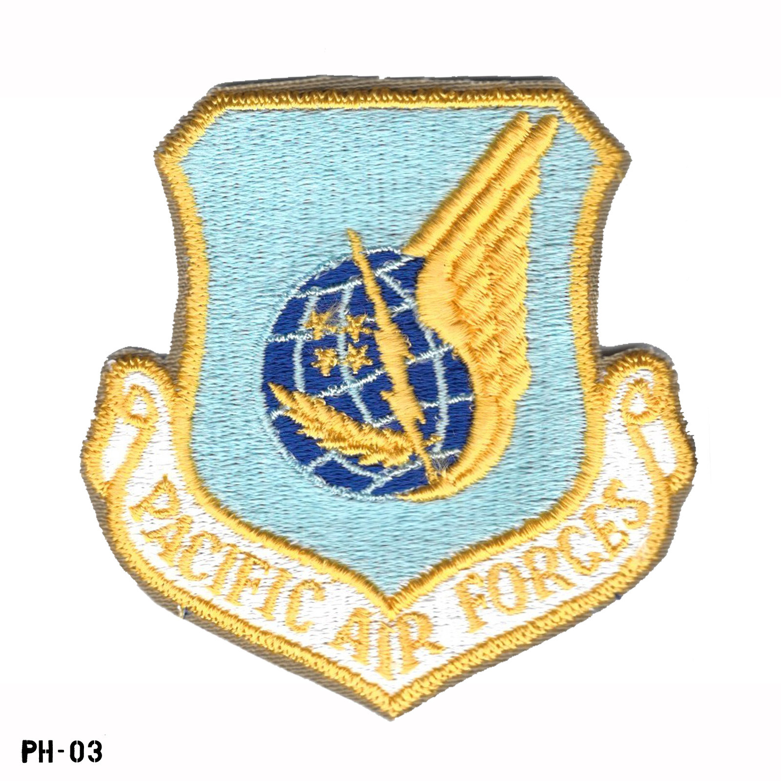 US Air Force USAF "Pacific Air Forces" Full Color Patch ~ NOS