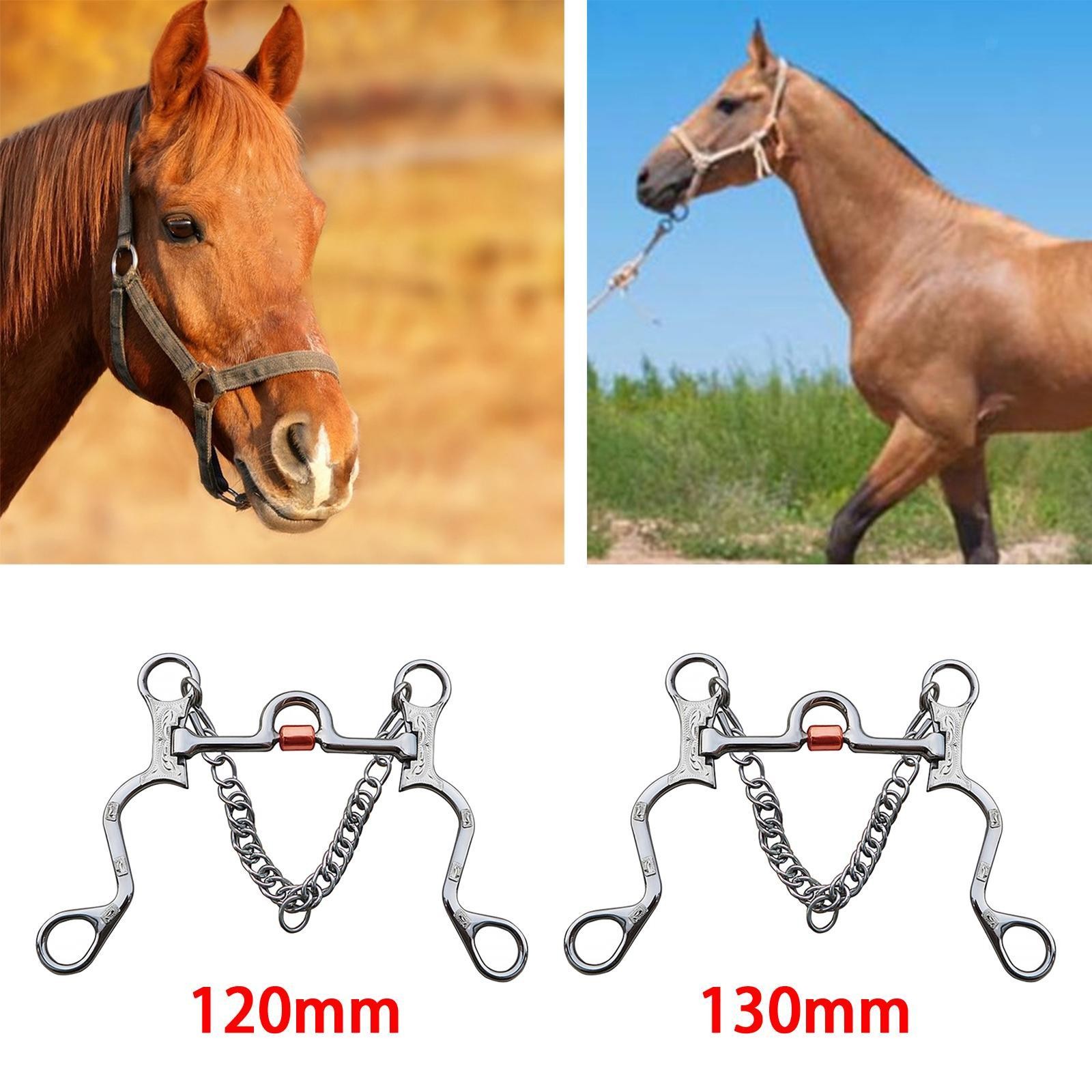 Western Style Stainless Steel Copper Mouth Cheek Horse Bit for Horse Bridle