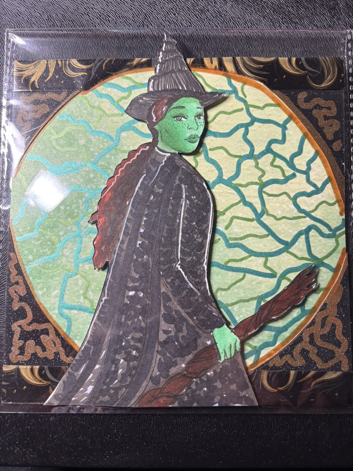 Elphaba And Glinda Art Drawing- Wicked art 6x6inches