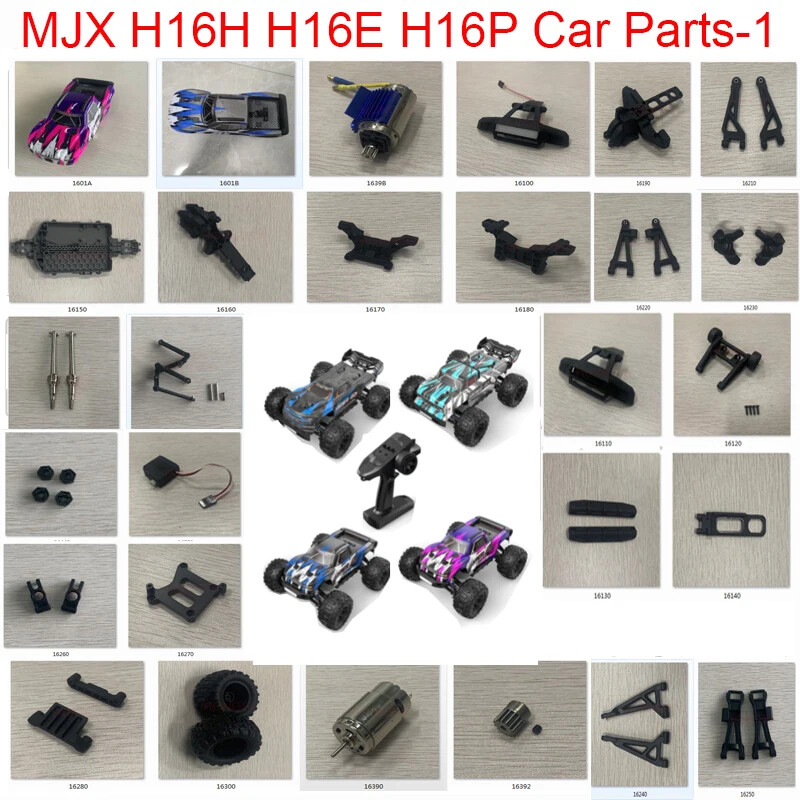 MJX H16H H16E H16P RC Car Spare Parts Hyper Go Truck spare parts-01