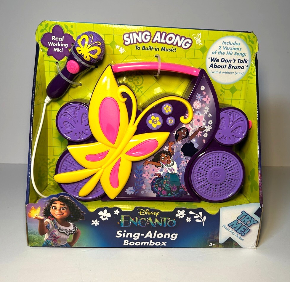 Disney Enchanto Sing-Along Boombox Box New In Box