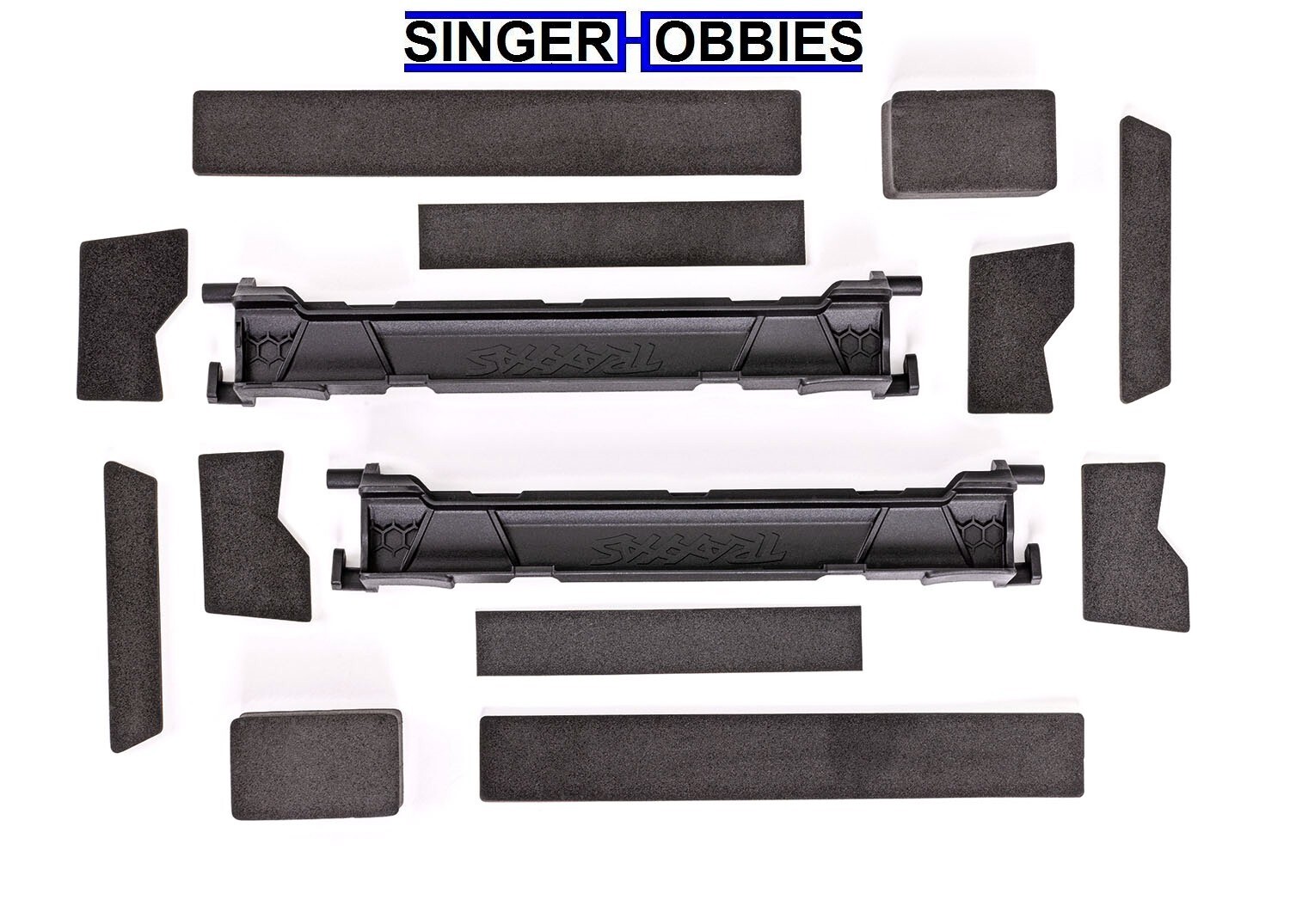 Traxxas 7819 XRT Battery Hold-Down / Compartment Spacers / Foam Pads NEW TRA1