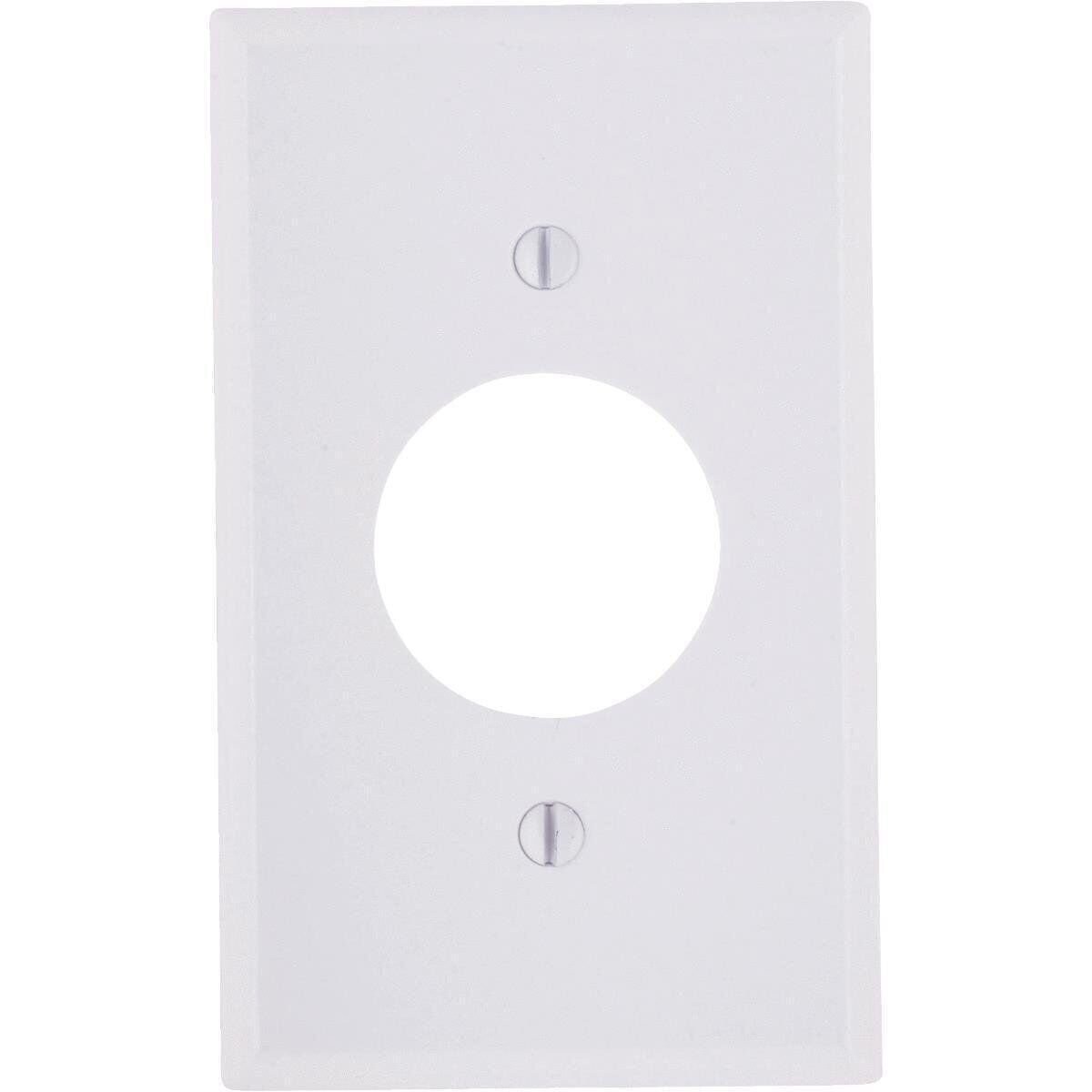 Leviton Wht 1-Outlet Wall Plate