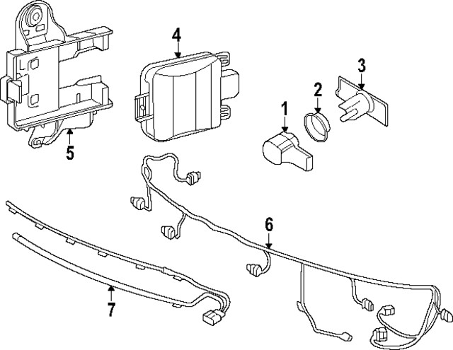 Genuine Volkswagen Blind Spot Radar 2Q0-907-686-G