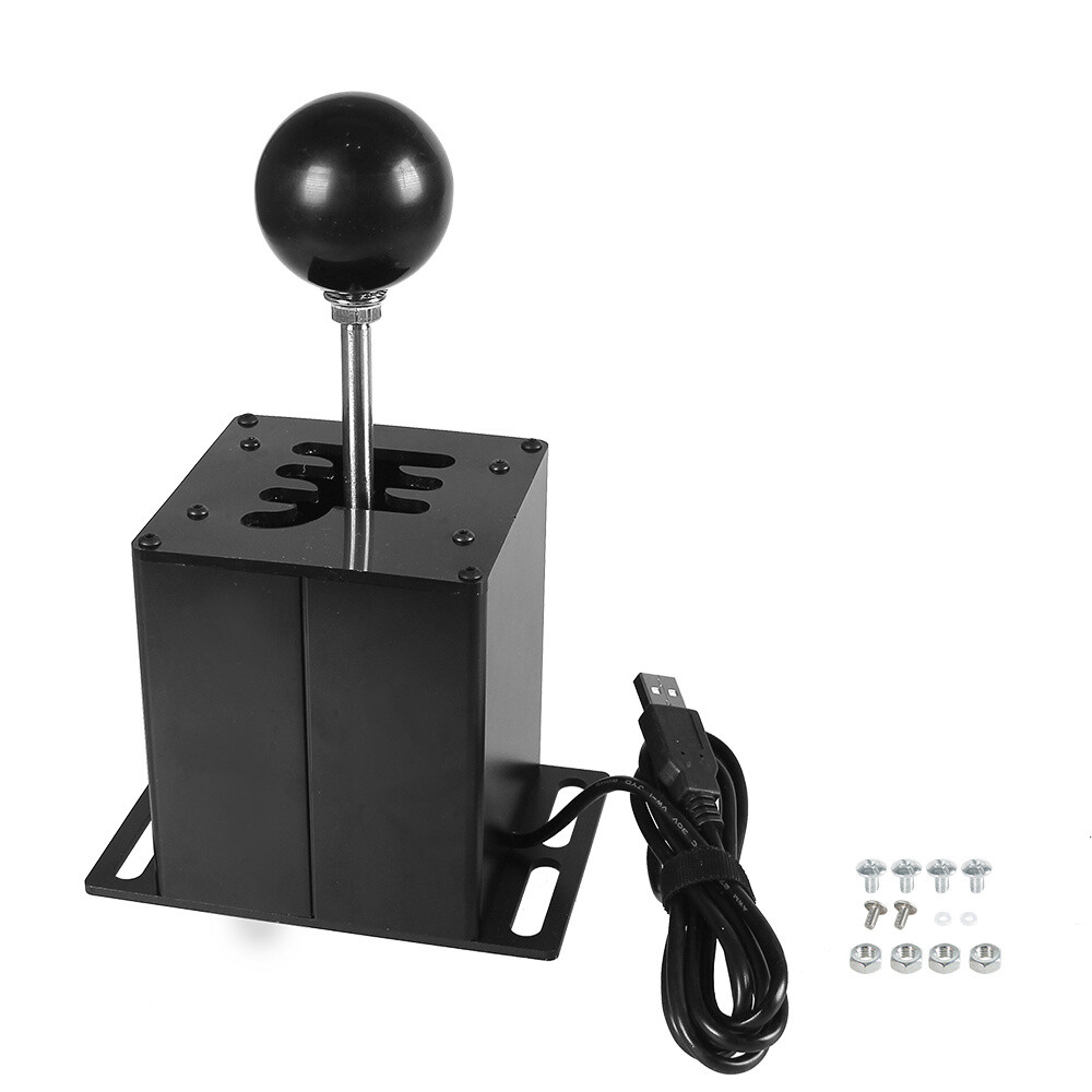 6-Speed & R Gear Shifter Knob For G29 G27 Racing Game GT T300 T500 Plaug&Play