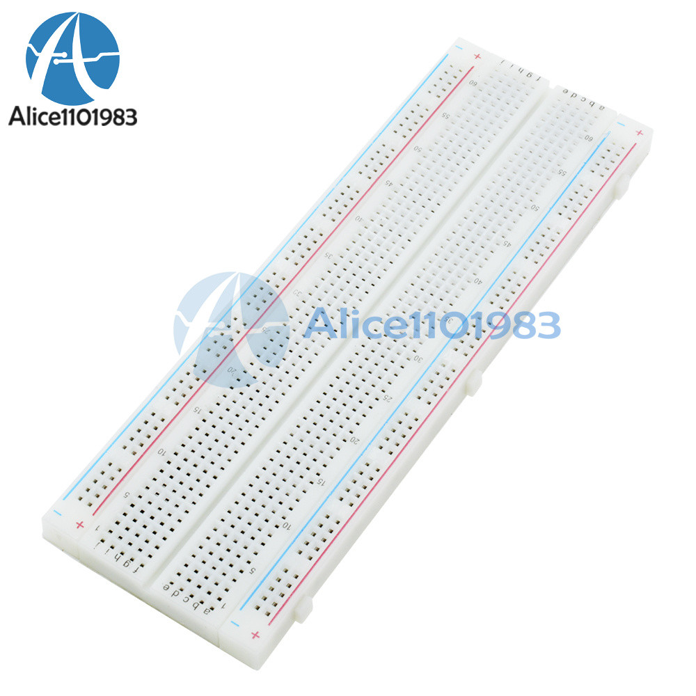 10 X Solderless MB-102 MB102 Breadboard 830 Tie Point PCB BreadBoard For Arduino