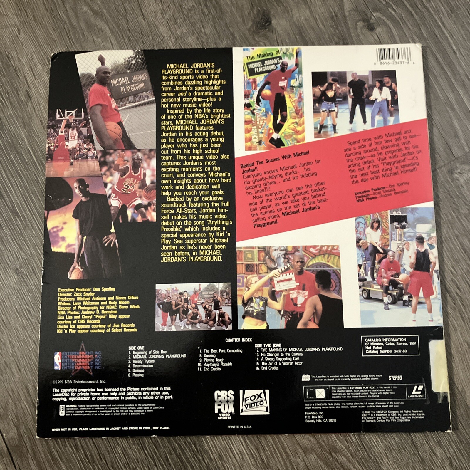 Michael Jordan's Playground Laserdisc Stereo Extended Play