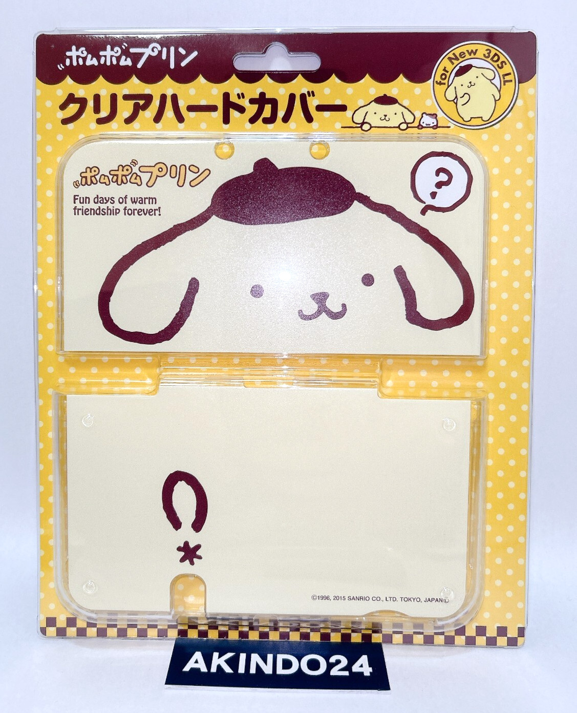 Pom Pom Purin hard Case Cover for NEW Nintendo 3DSLL (NOT 3DS,XL) Tracking