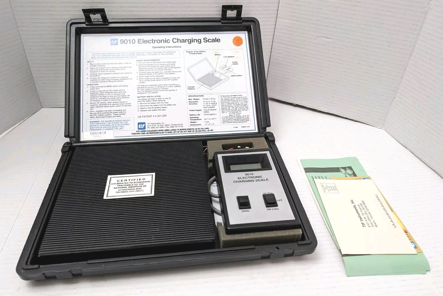 Tif 9010 Electronic Charging Scale Tested And Working Mint Condition