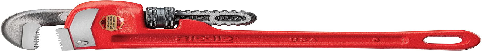 RIDGID 31005 Model 8 Heavy-Duty Straight Pipe Wrench, 8-Inch Plumbing Wrench,Re