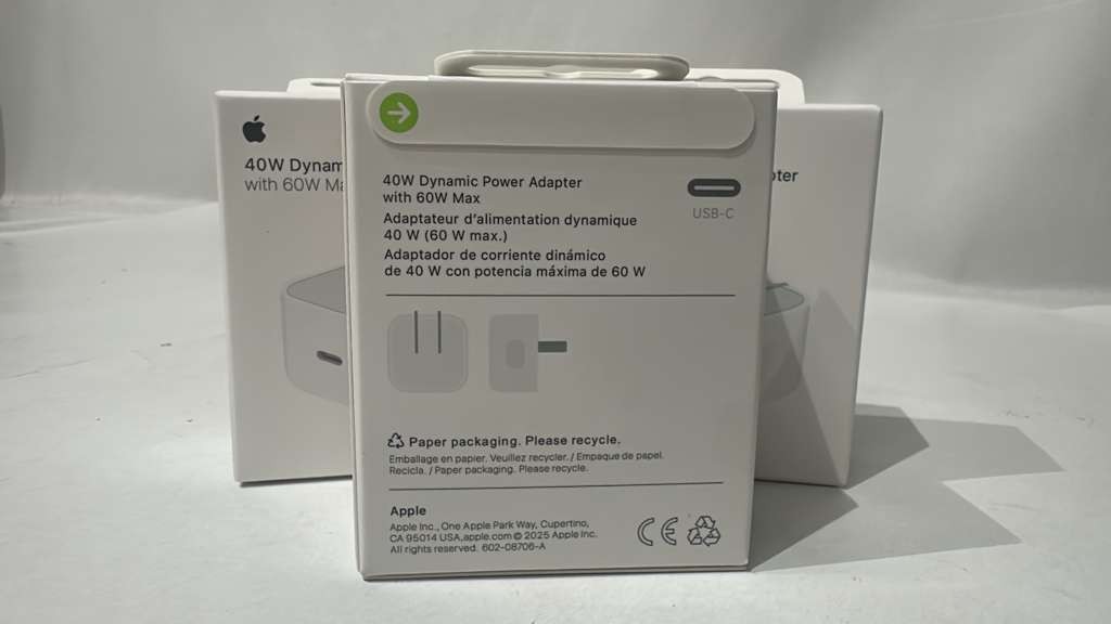 Genuine Apple 40W Dynamic Power Adapter with 60W Max