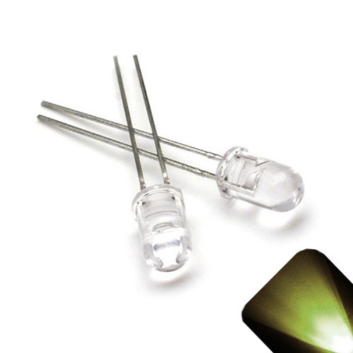 20 x LED 5mm Warm Soft White Ultra Bright Water Clear Round Top LEDs Light RC