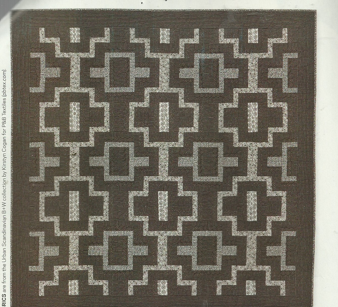 A0434 SILENT FILM QUILT PATTERN/INSTRUCTIONS