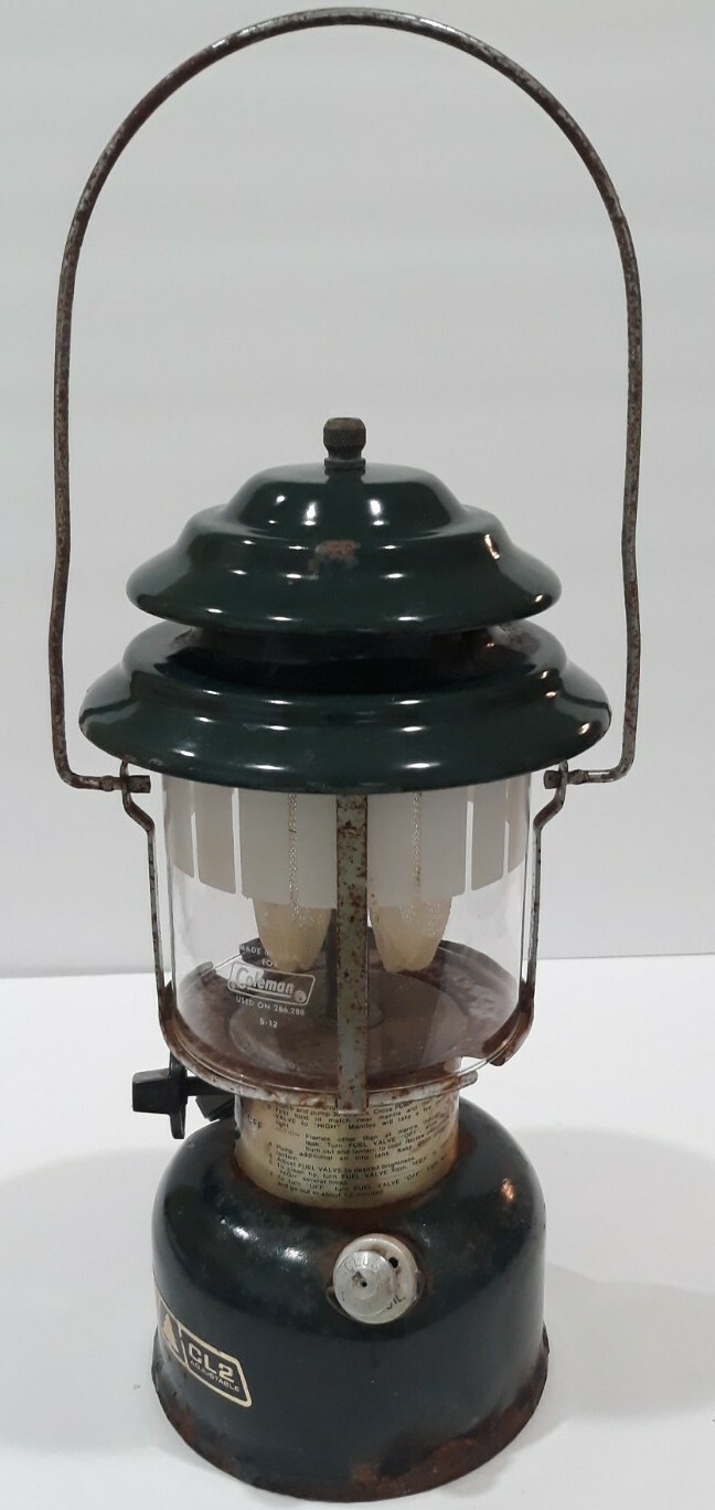 Vintage 1-1985 🔥Coleman #288 CL2 Lantern Adjustable Dual Mantle Pre-owned 🔥