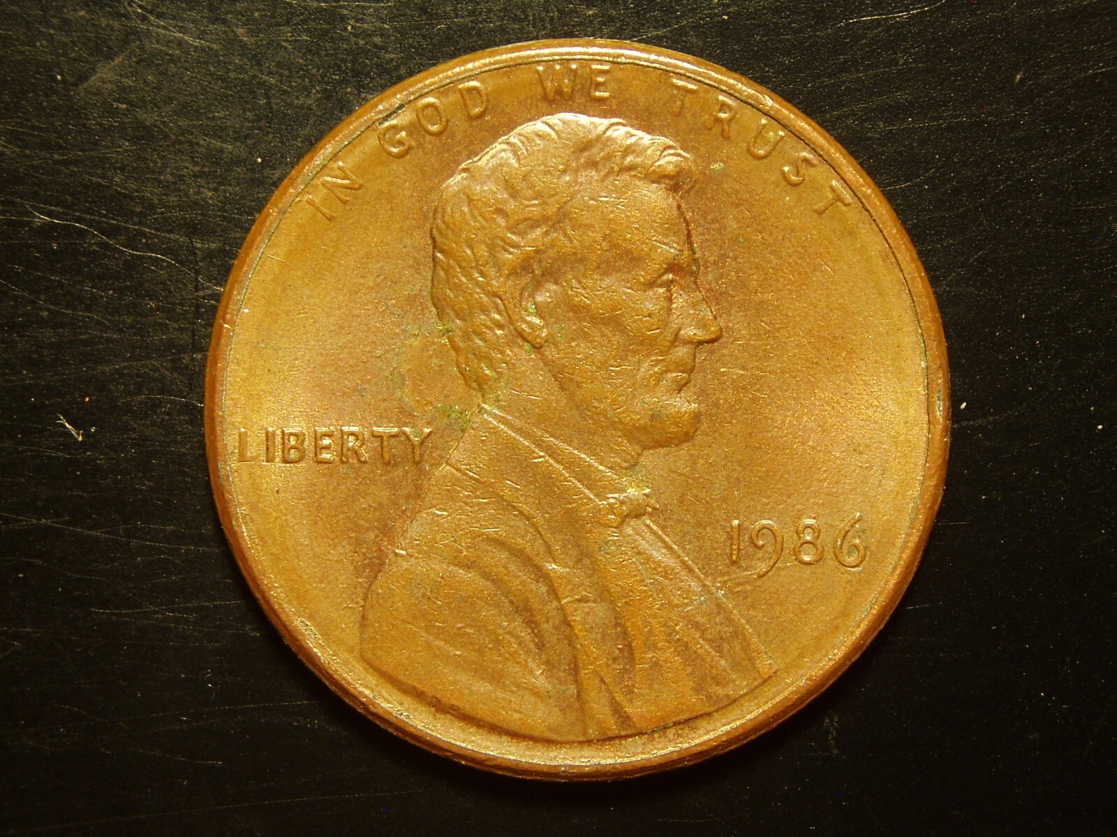 1986 LINCOLN MEMORIAL CENT #2