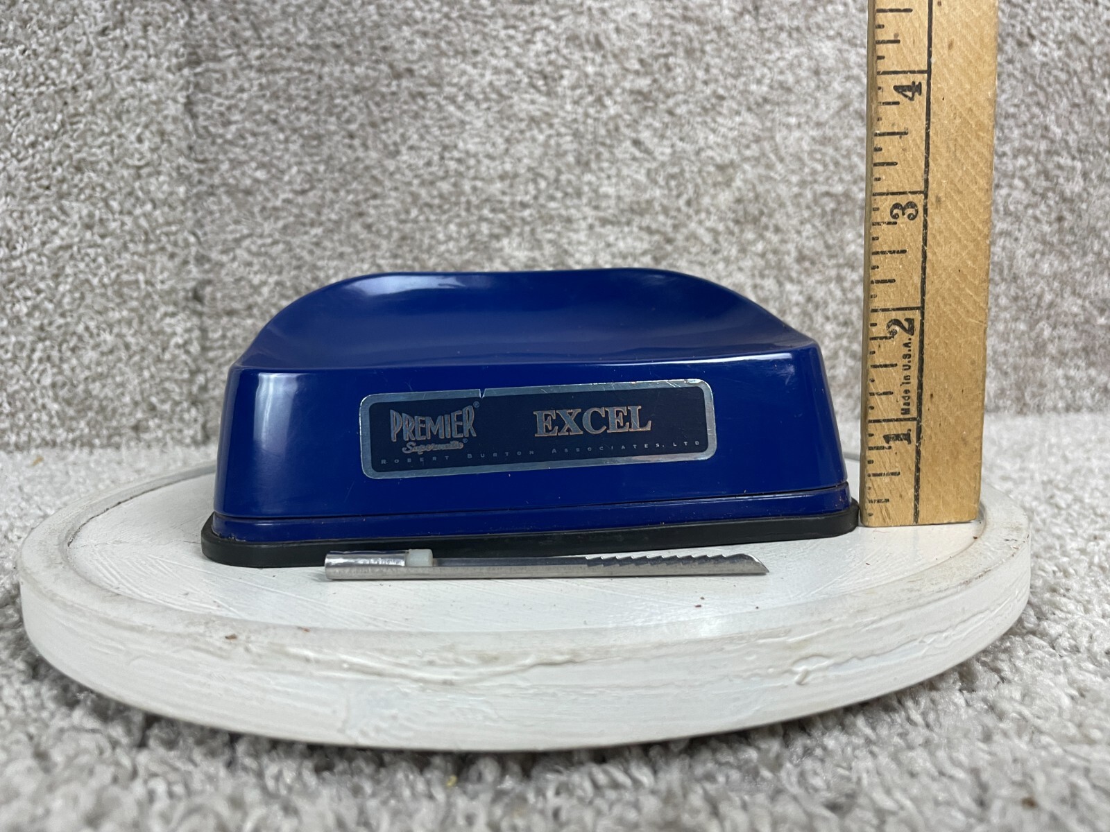 Premier Supermatic Excel Cigarette Making Machine w/ Manual 6"x2.5 Blue