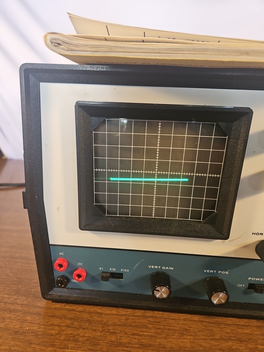 Heathkit Oscilloscope IO-4560 With Paperwork UNTESTED