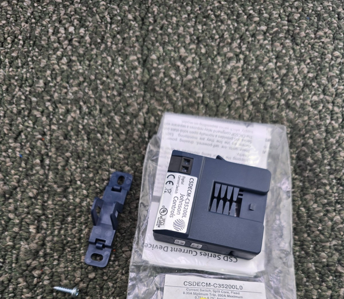 Johnson Controls CSDECM-C35200L0 Digital Current Switch, Current Sensing Relay