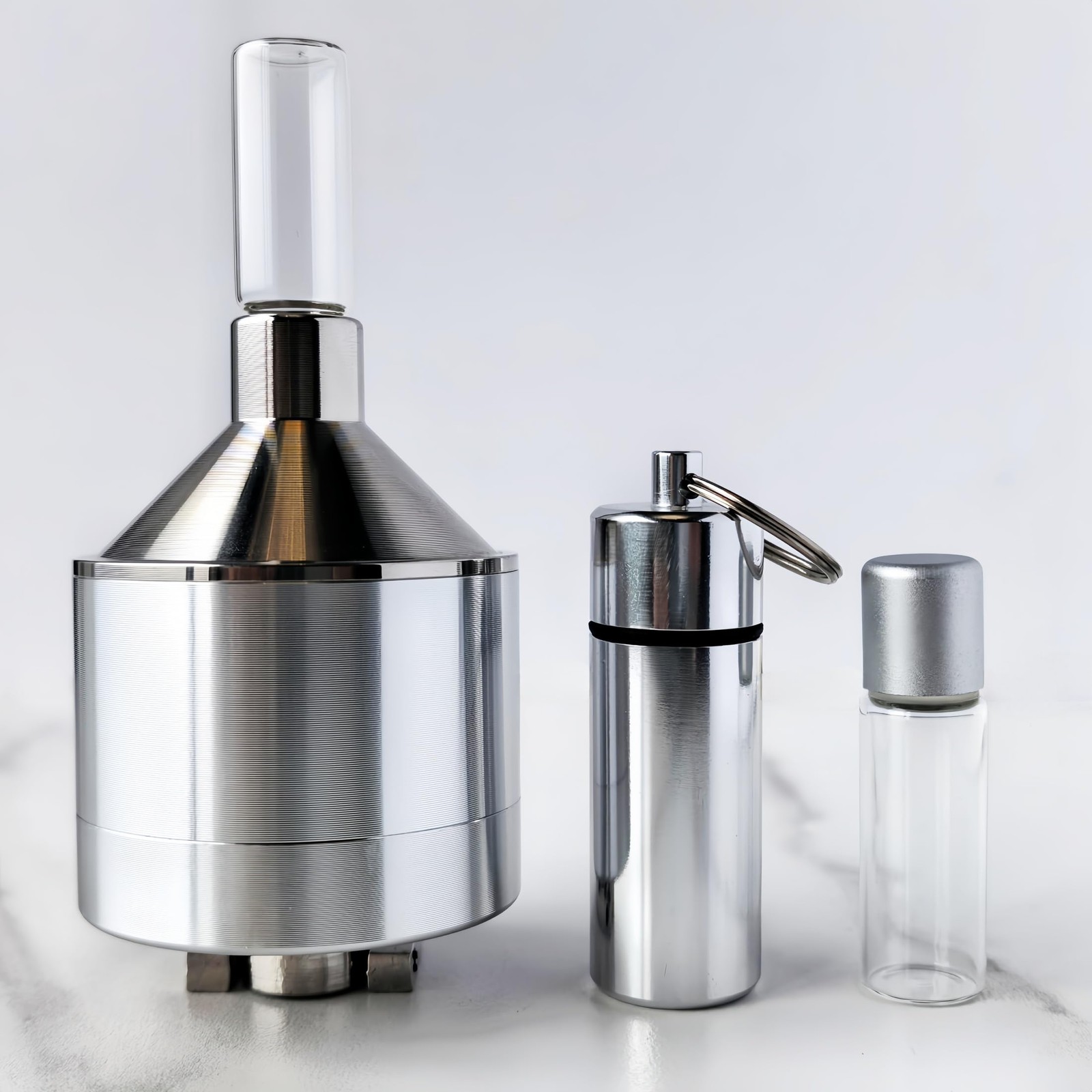 Spice Grinder【Silver】For Kitchen Use Only