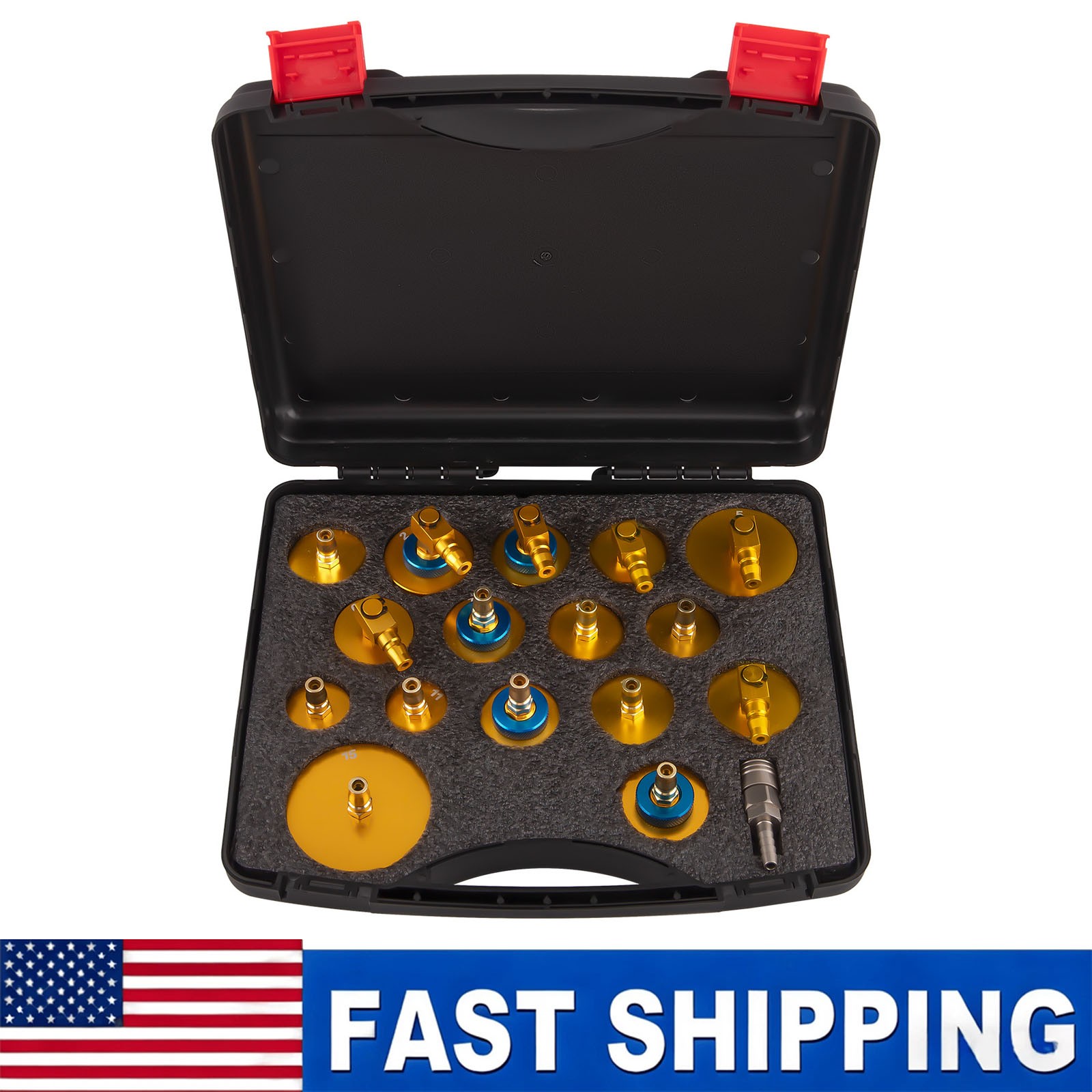 Master Cylinder Adapter Set Brake Fluid Bleeding Tool Brake Bleeder Adapter Kit