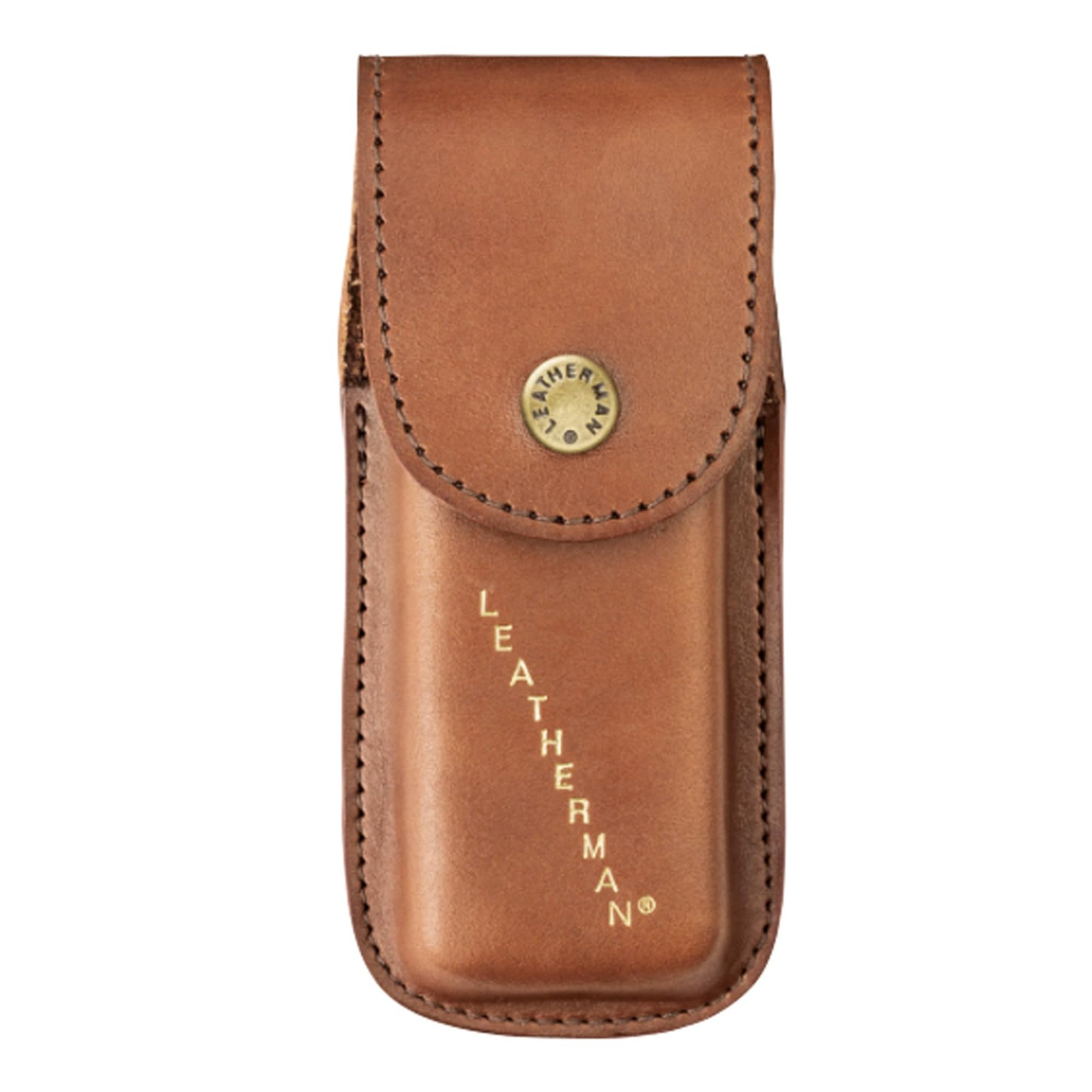 LEATHERMAN Heritage Leather Snap Sheath Multi-Tools, Brown, Large