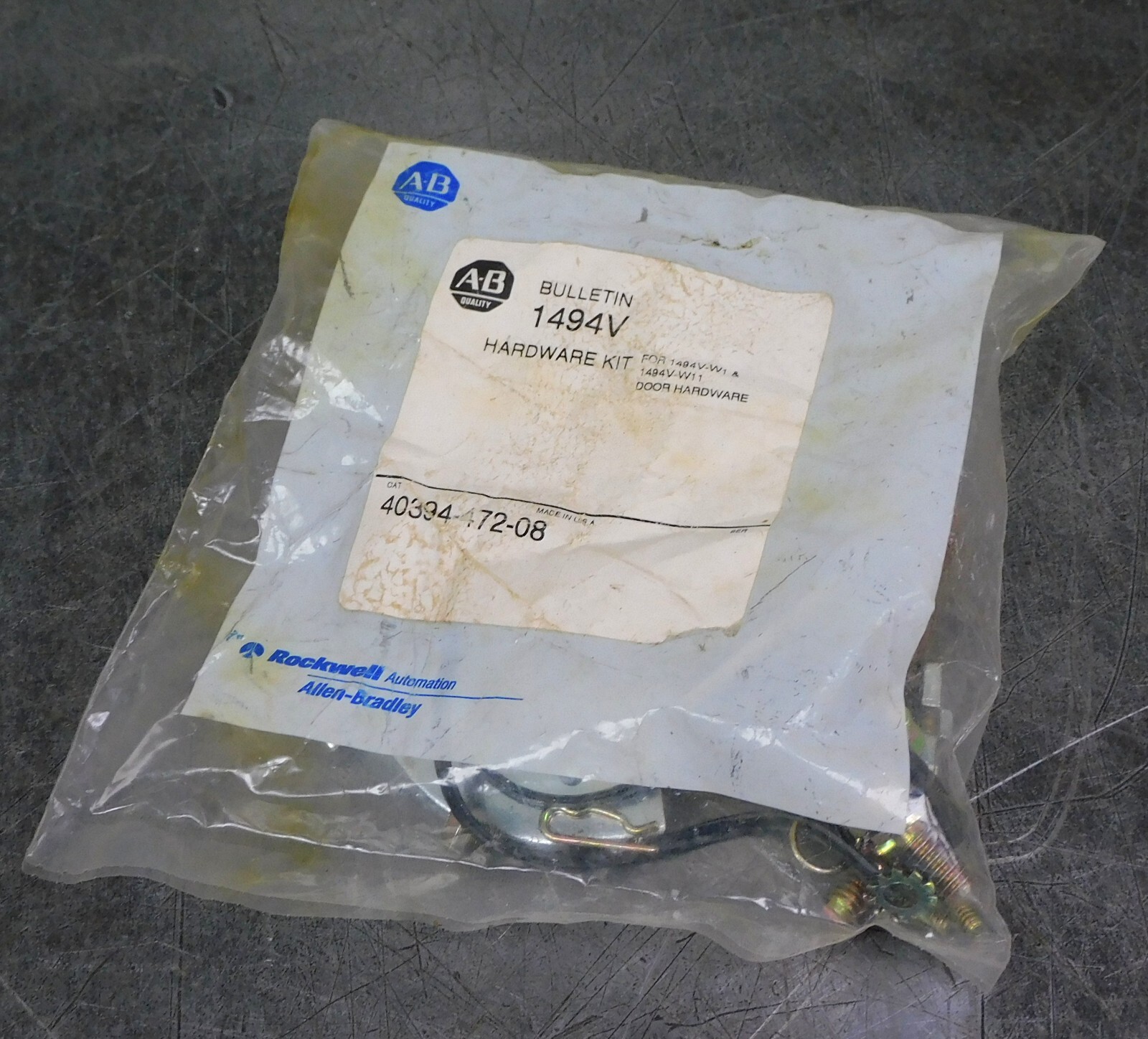 Allen Bradley AB 40394-472-08 Door Hardware Kit for 1494V-W11