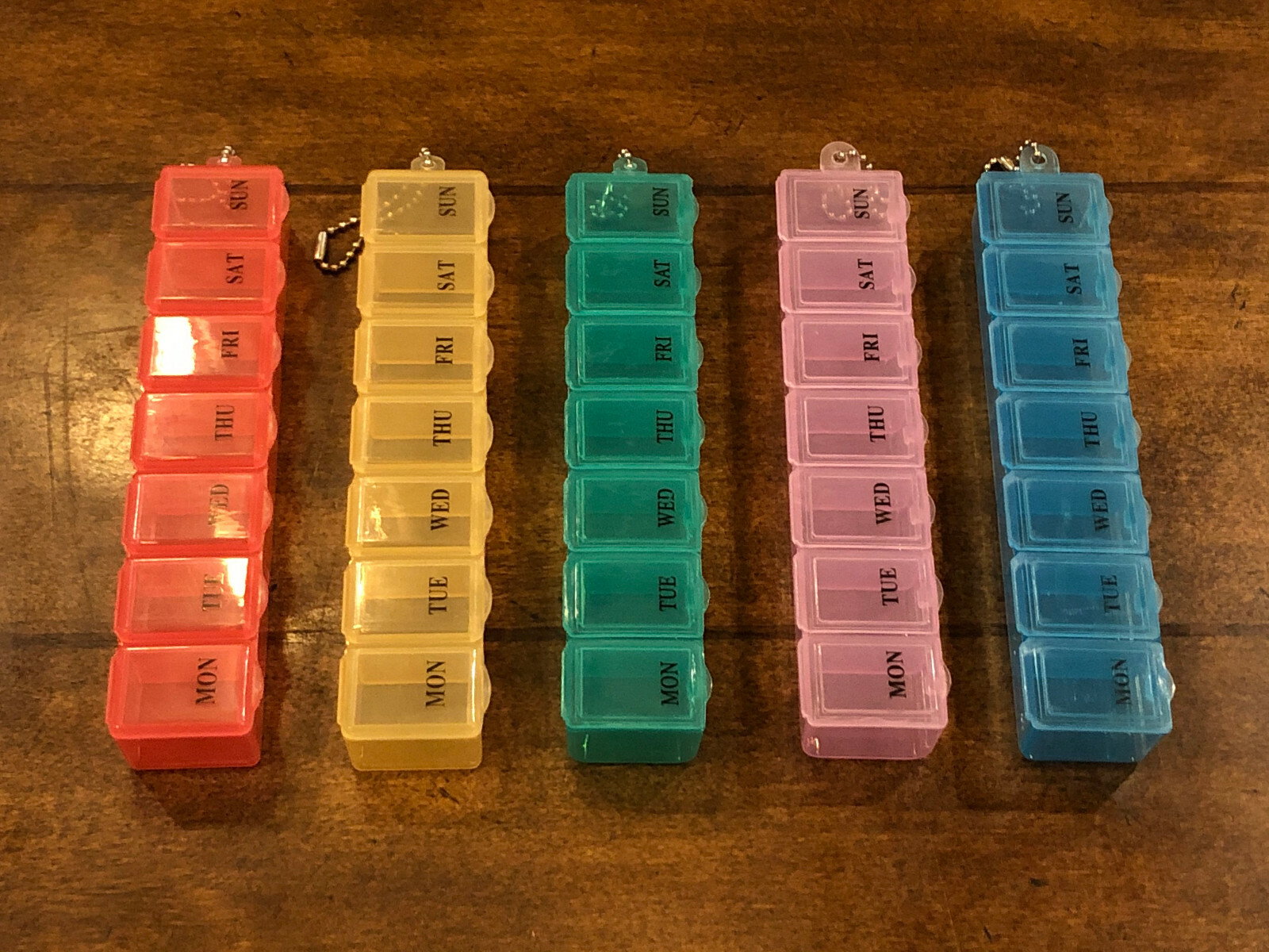 6" inch Weekly 7 Days Tablet Medicine Storage Pill Box Organizer Container Case