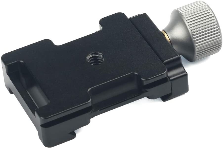 Leofoto DC-38Q 38mm Screw-Knob Clamp W/ BPL-50N Plate /W Strap Bosses