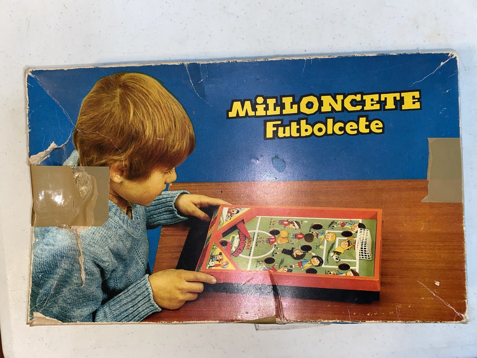 Vtg Miloncette football pinball machine Gran-Futbolcete Pink Damaged
