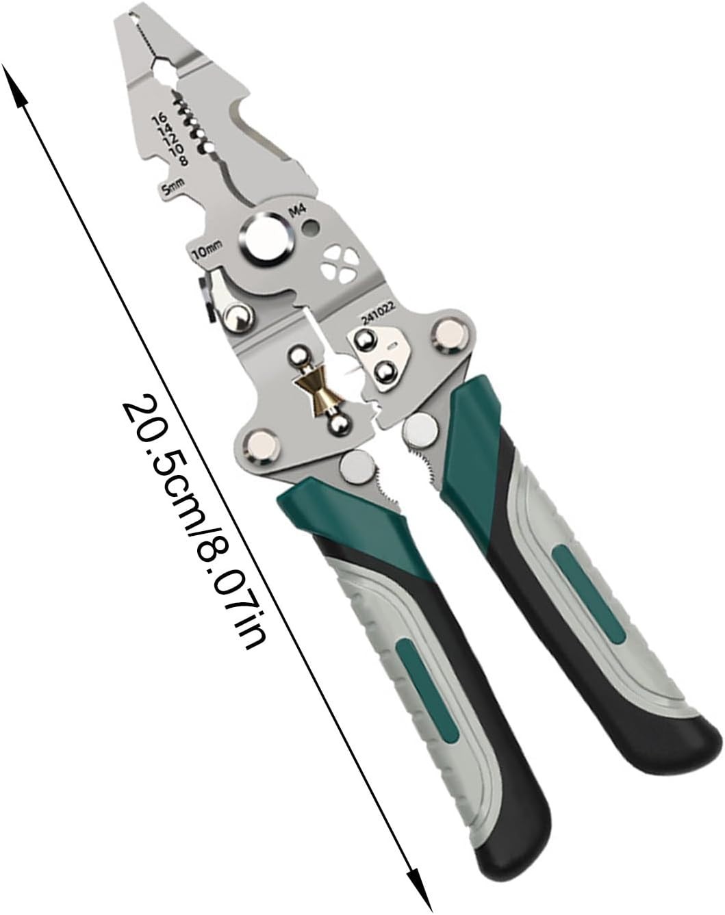 New 21-in-1 Foldable Wire Stripper,Multi-function Wire Stripping Cable-Cutter