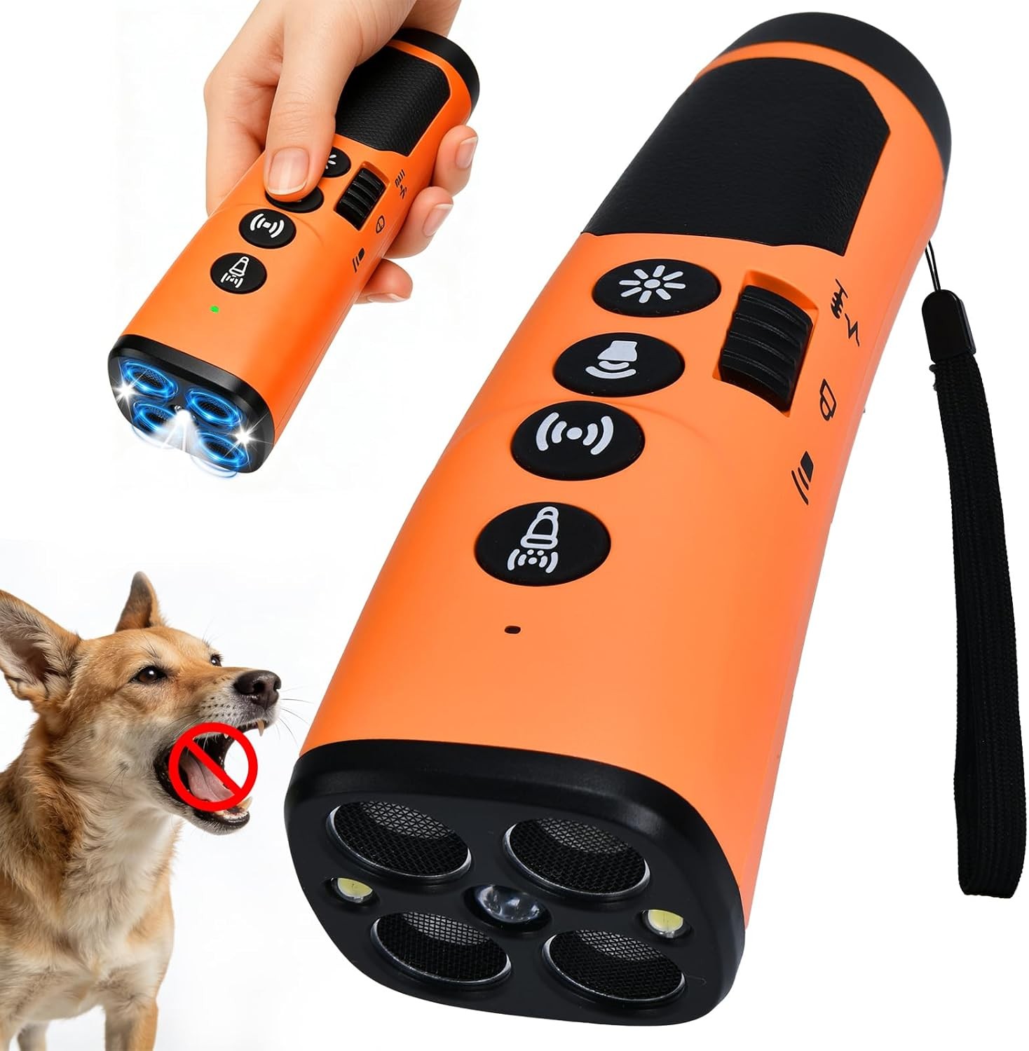 4X Ultrasonic Dog Bark Deterrent Device, 2026 Newest Stop Neighbors Dog Bark...