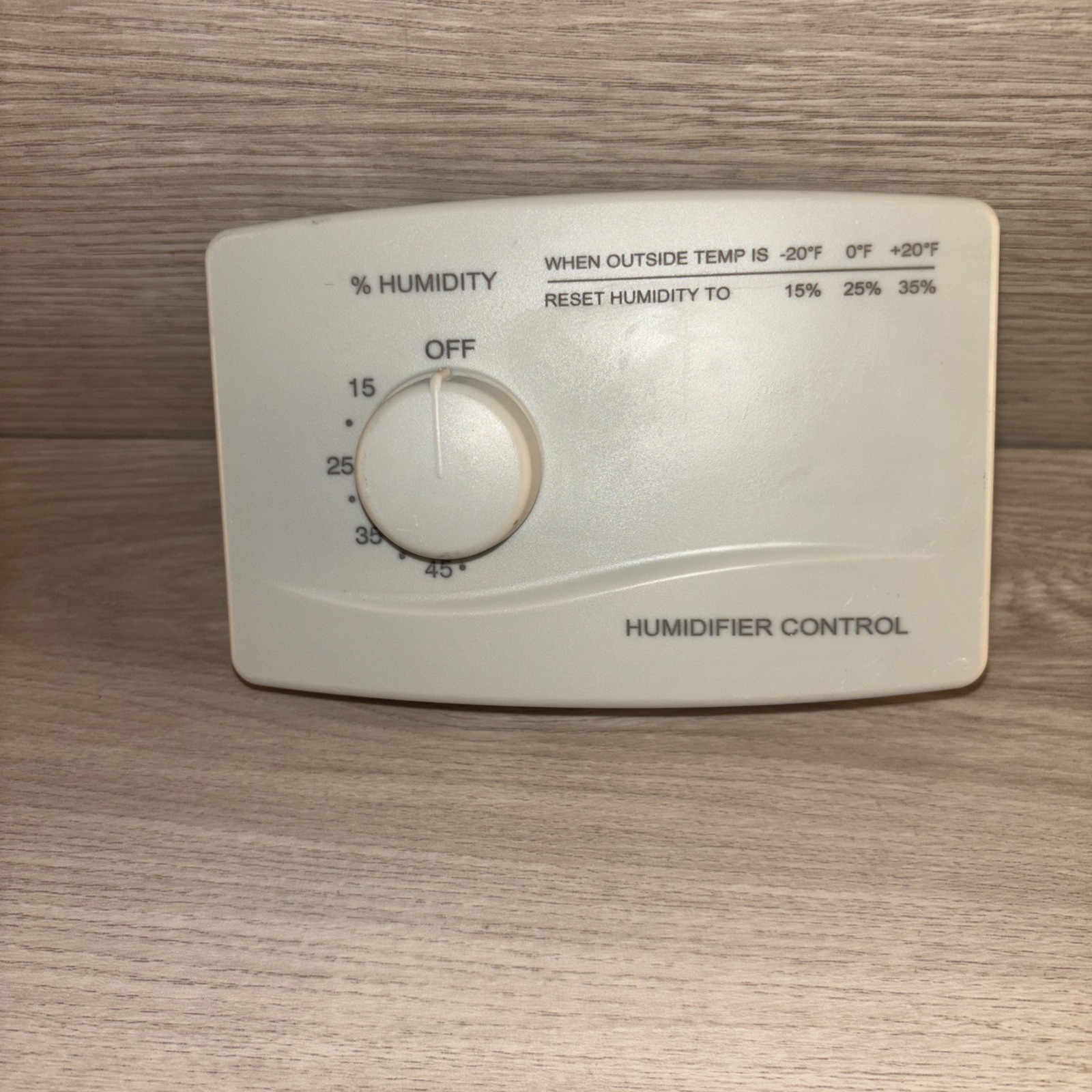Auone H4600D Humidifier Control
