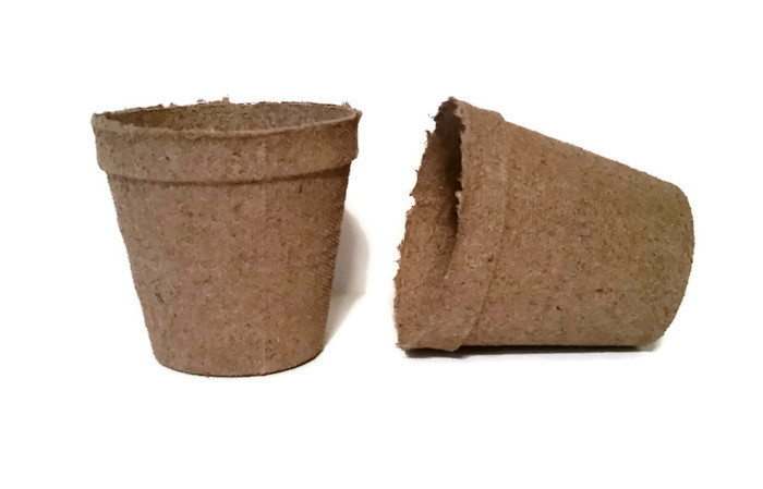 Jiffy 3 Inch Round Peat Pots, 100 each, Seed Starting, Growing Supplies