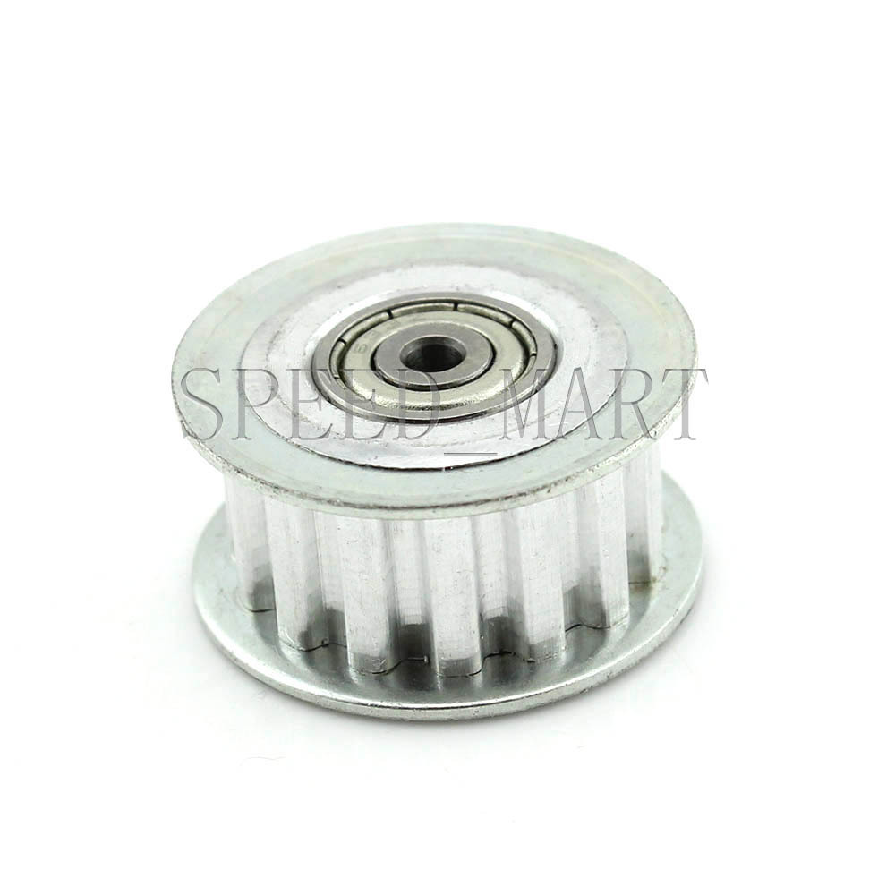 XL Type 15T-5B-11W Aluminum Timing Belt Idler Pulley With Bearing 15 Teeth