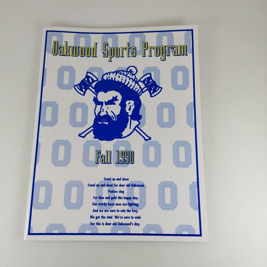 Oakwood Sports Program Fall 1998 Oakwood Dayton Ohio