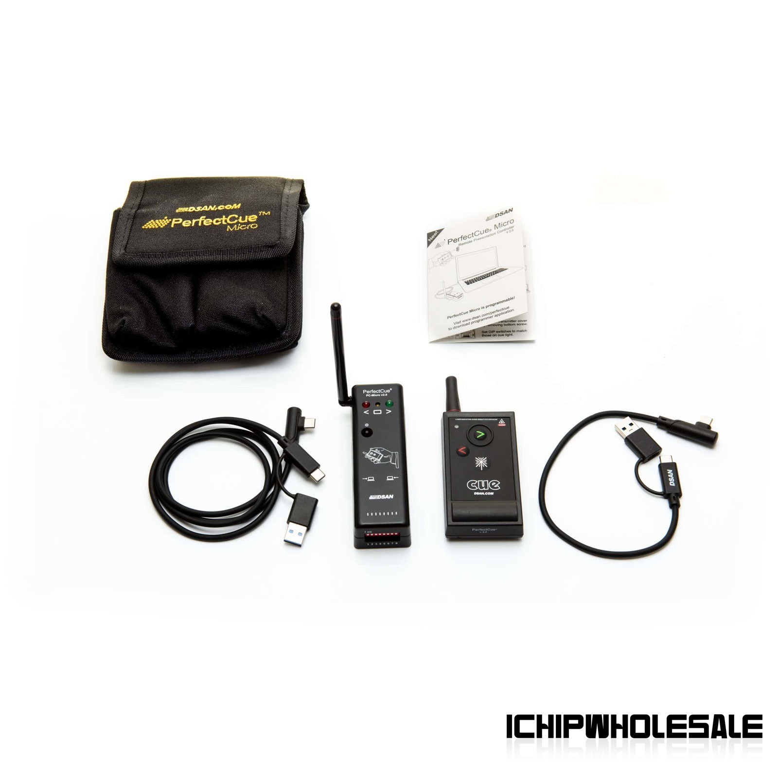 PC Micro 100M Presentation Controller One-Drive-Two Page for PPT Presentation