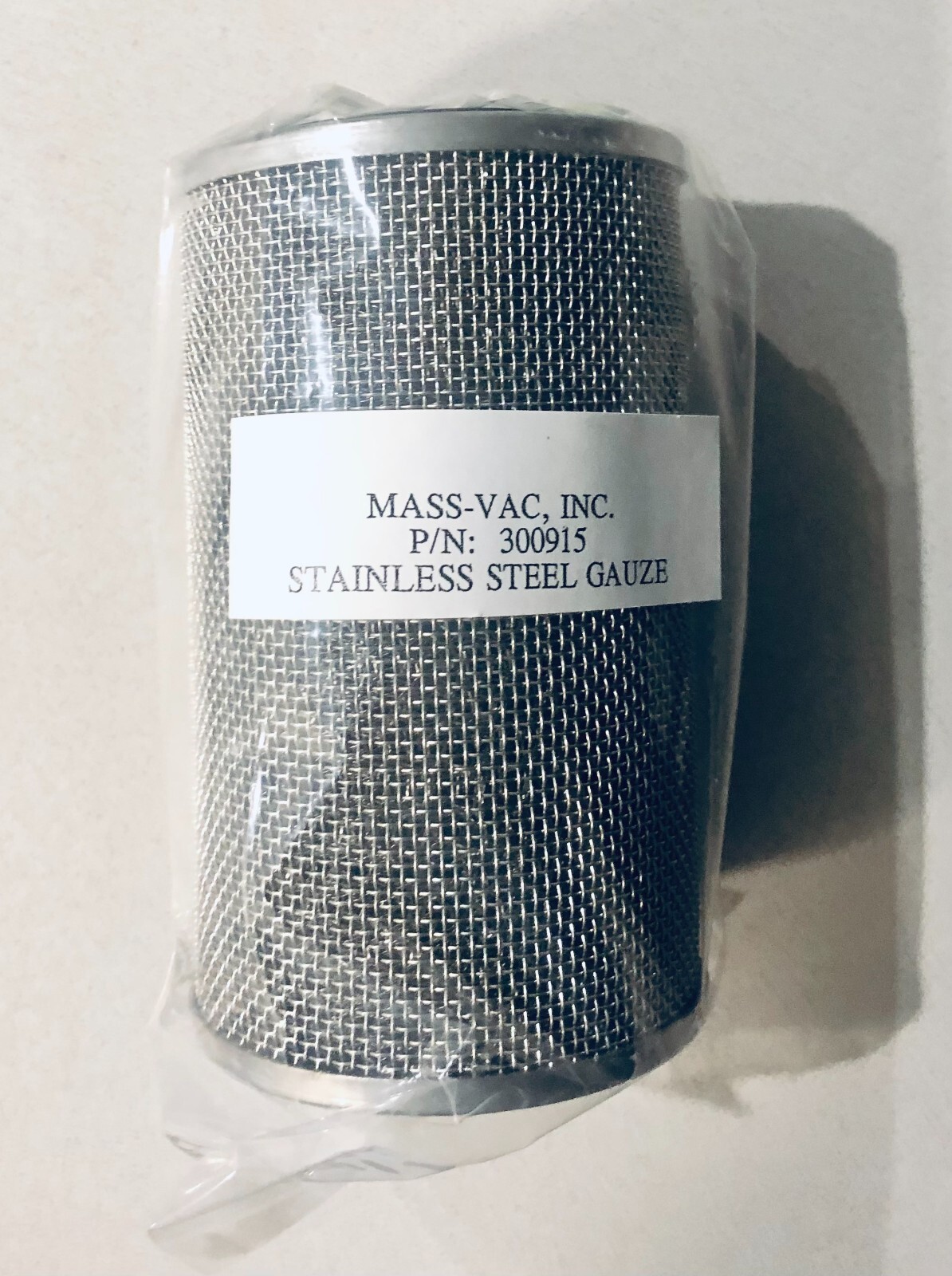 Stainless Steel Gauze Filter, MASS-VAC 300915