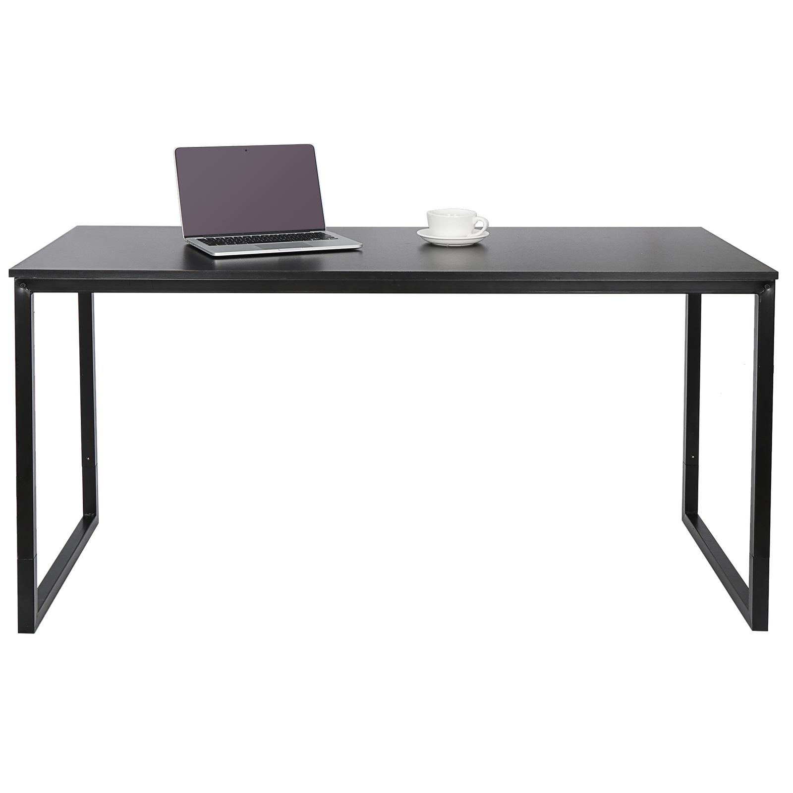 47" Computer Writing Desk Modern Study Office Desk Corner Table Espresso Style