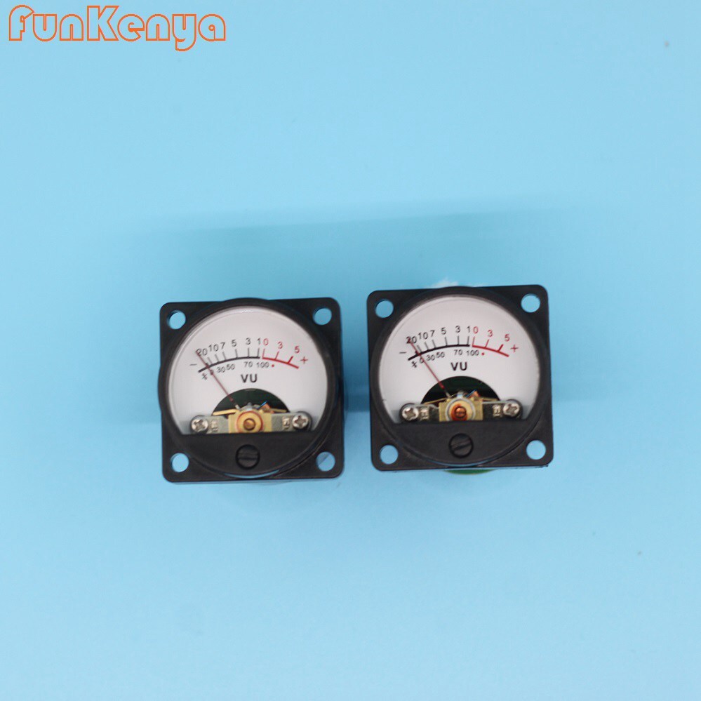 2PC VU Level Audio Meter With Driver Board And Backlight Meter 9V-20V AC Input