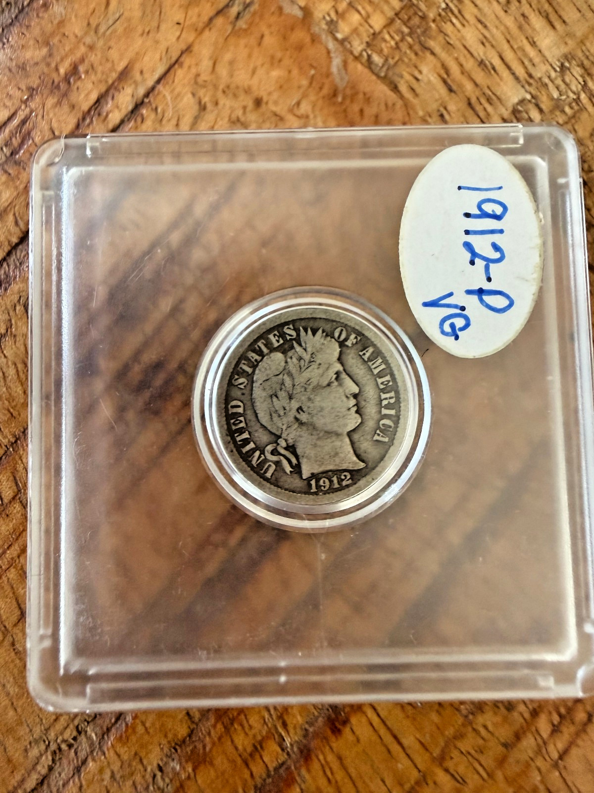 1912- 10C Barber Dime