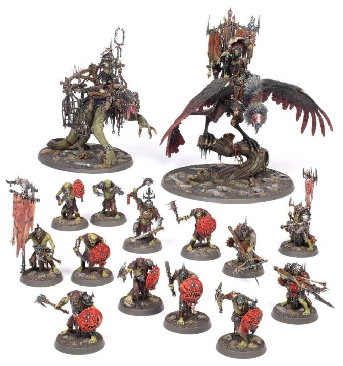 Kruleboyz Swamp-Lurkers Battleforce New Age Sigmar AOS Rare OOP Orruks