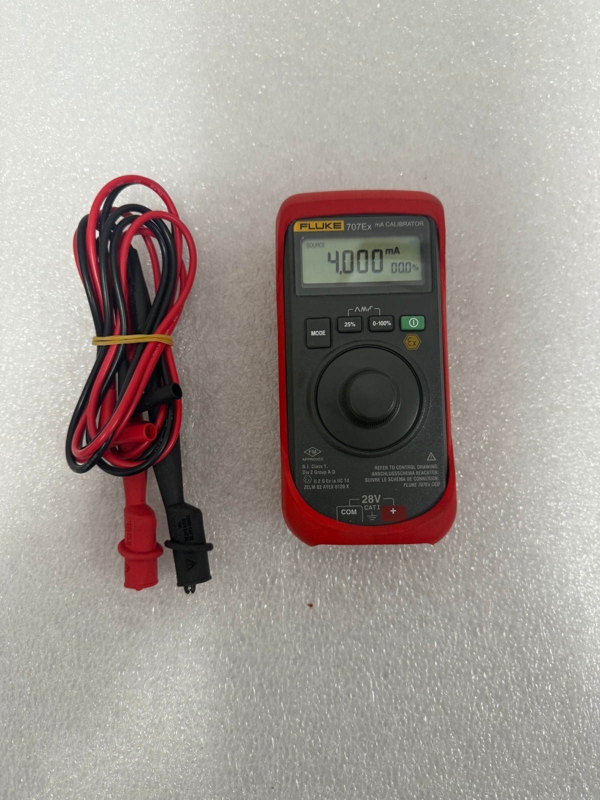 Fluke 707Ex Intrinsically Safe mA Loop Calibrator ****