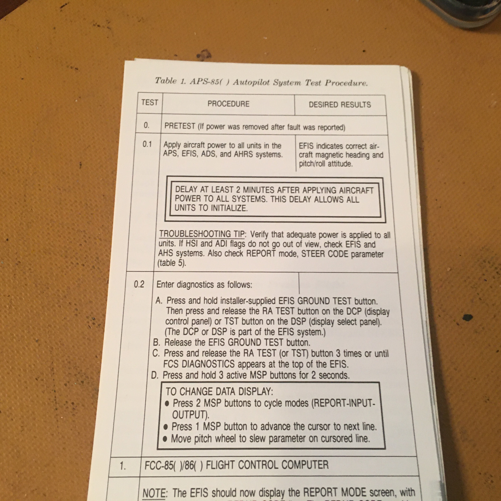 Collins APS-85 Autopilot Test & Troubleshoot Guide Handbook